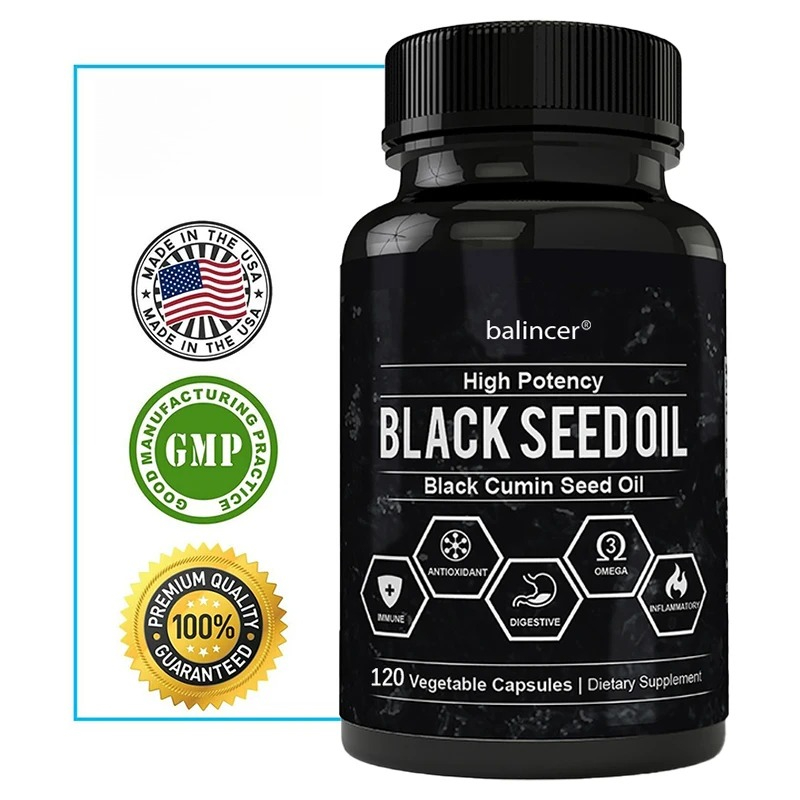 Black Seed Oil Capsule - Minyak biji Jinten hitam-mendukung kekebalan tubuh,