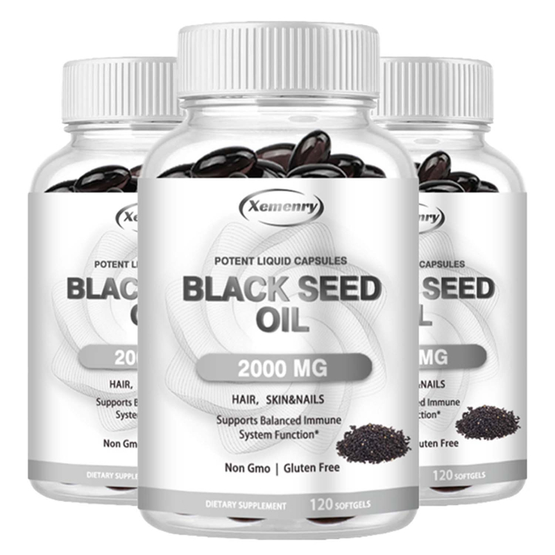Black Seed Oil Capsule - Minyak Habbatussauda - Meningkatkan Kesehatan Secara