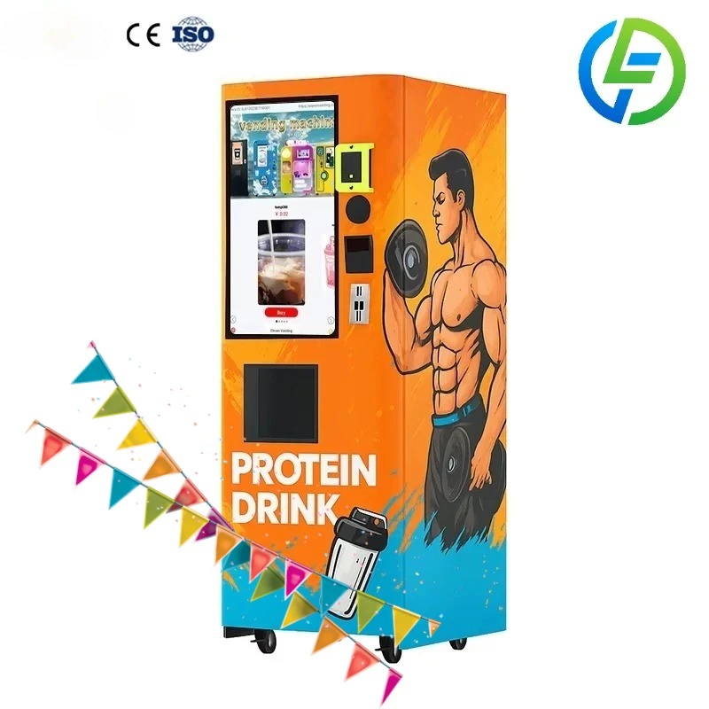 Nutrition In Fitness - Mesin Penjual Protein Shake Otomatis yang