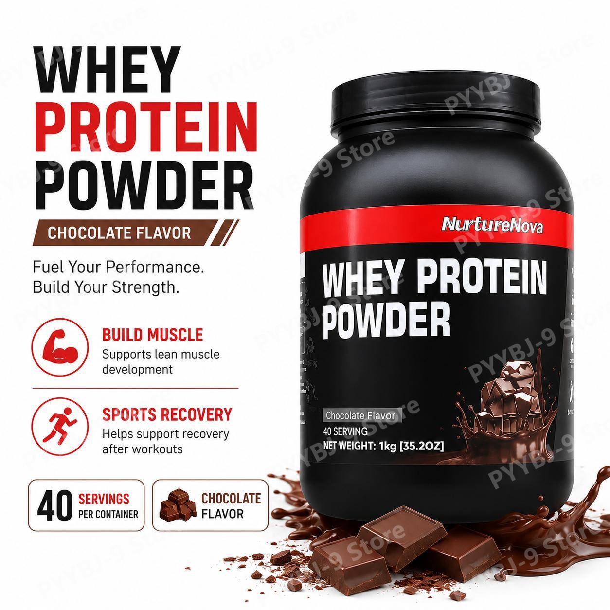 Nutrition In Fitness - NurtureNova Whey Protein Powder Rasa Cokelat