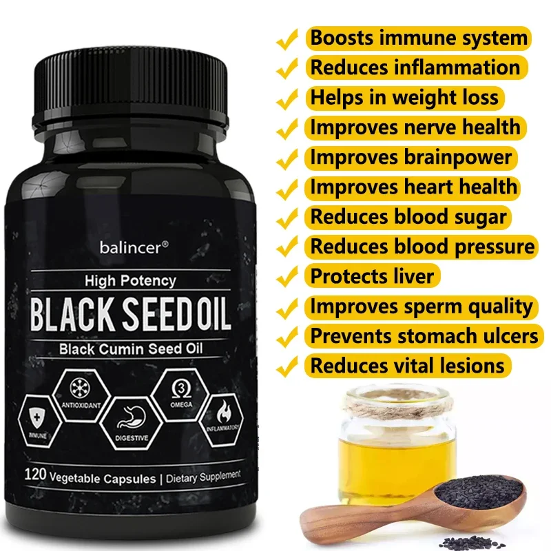Minyak biji Jinten hitam-mendu - Black Seed Oil Capsule ulasan dan harga
