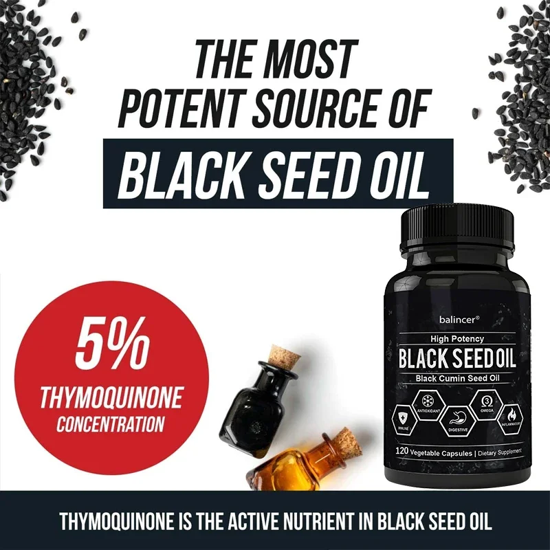 Minyak biji Jinten hitam-mendu - Black Seed Oil Capsule ulasan dan harga