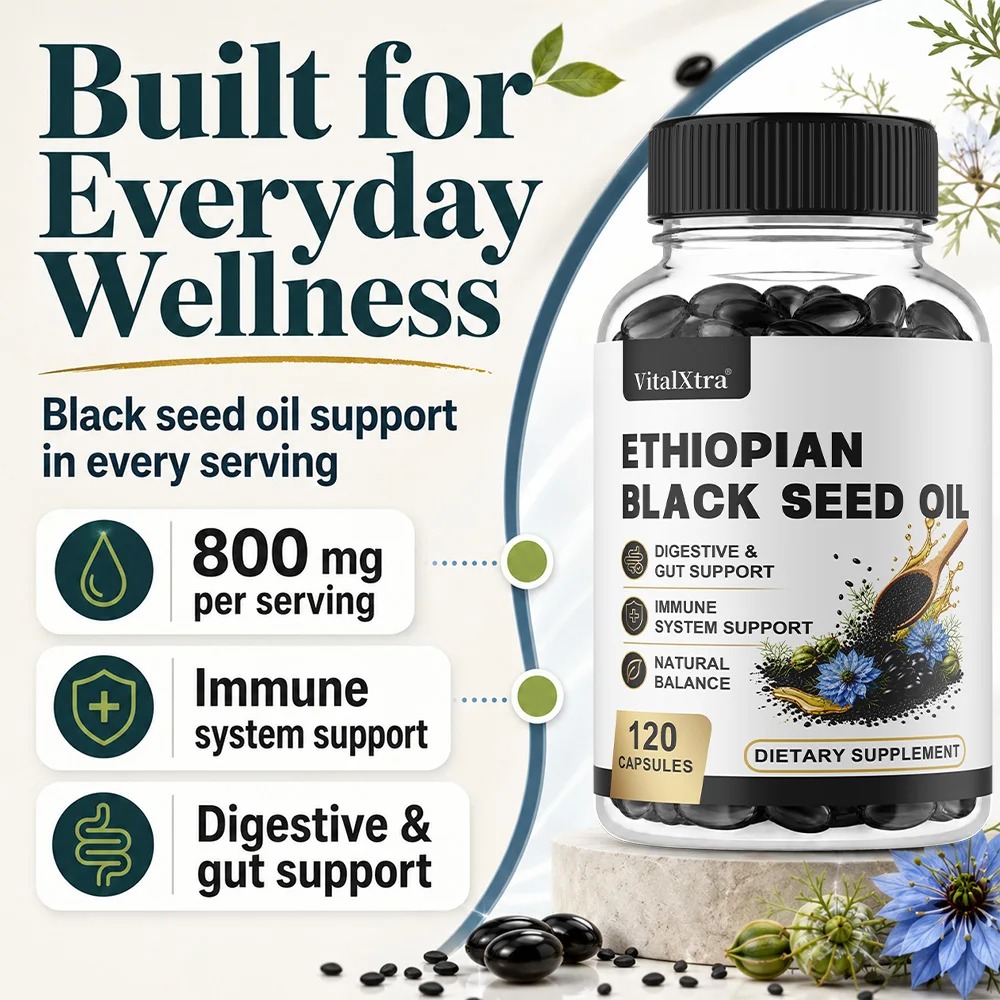 Softgel Minyak Biji Hitam Ethi - Black Seed Oil Capsule ulasan dan harga