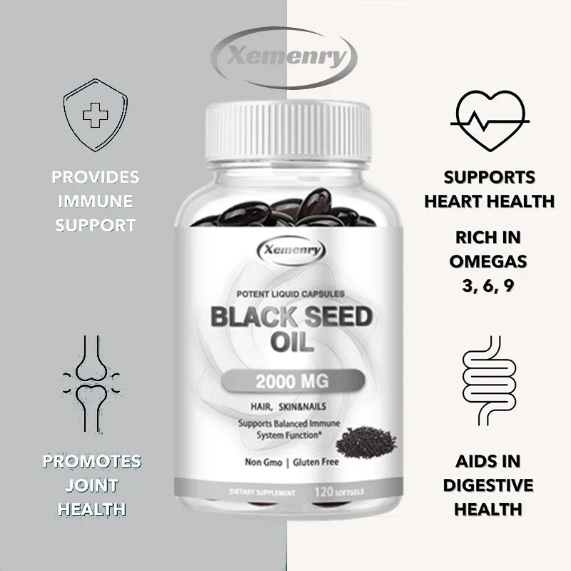 Kapsul Minyak Biji Hitam Vegan - Black Seed Oil Capsule ulasan dan harga