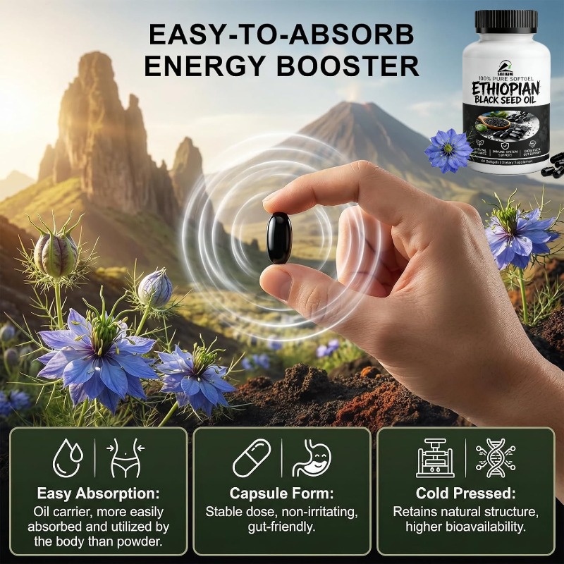 Kapsul Lunak Minyak Biji Hitam - Black Seed Oil Capsule ulasan dan harga